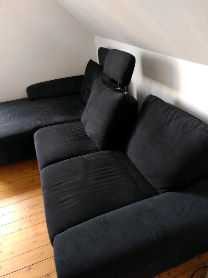 hochwertiges Sofa in dunkelblau in Seck
