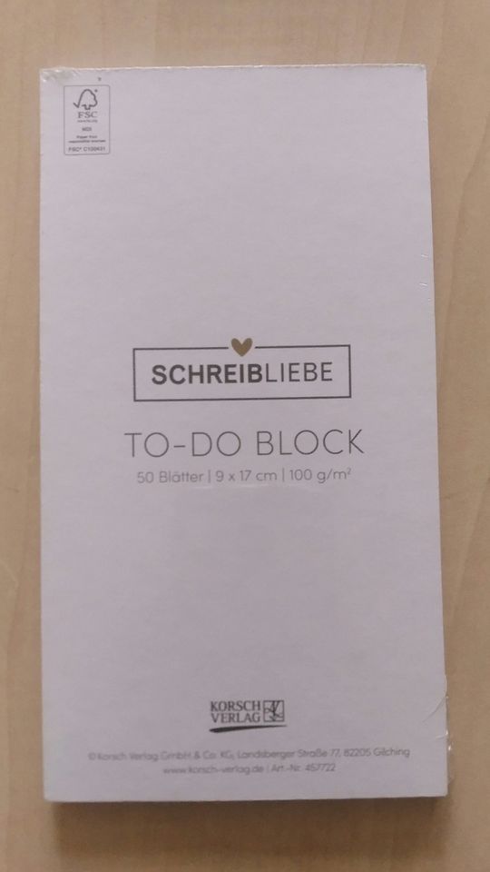 Notizbuch, Sticky Notes & To-Do Liste, NEU in Düsseldorf