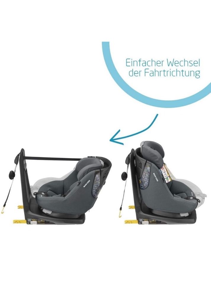 Maxi-Cosi AxissFix 360•drehbar Kindersitz Autositz Liegeposition in Salzatal