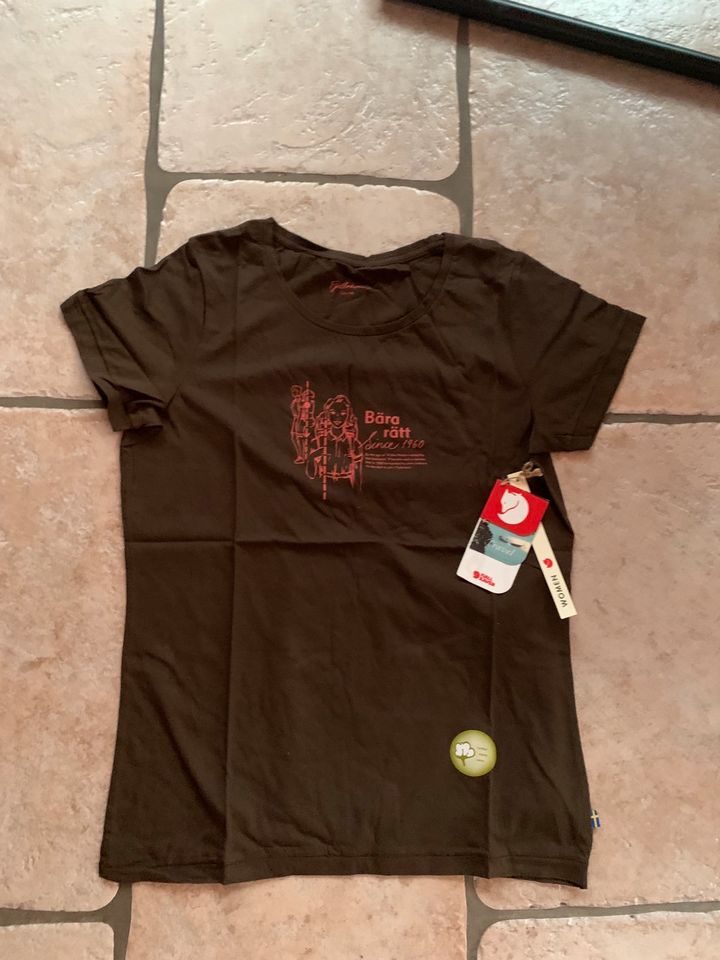 Fjällräven Bära Rätt T-Shirt Damen Gr.M Neu mit Etikett in Füssen