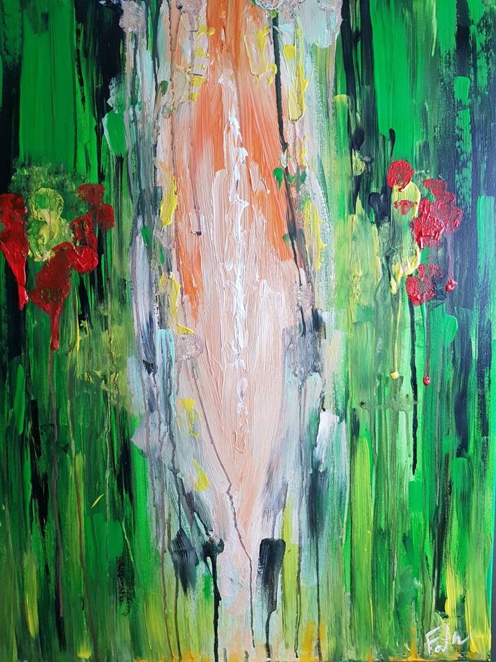 Abstrakt Acrylbild Green in Heilbronn