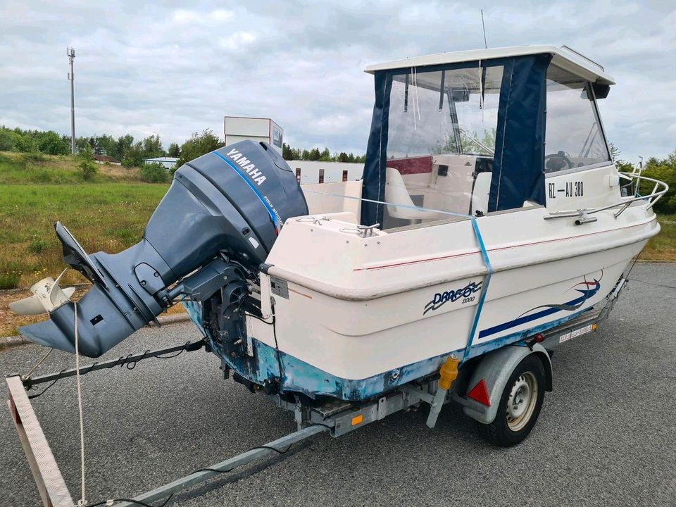 Boot mit trailer in Brüsewitz