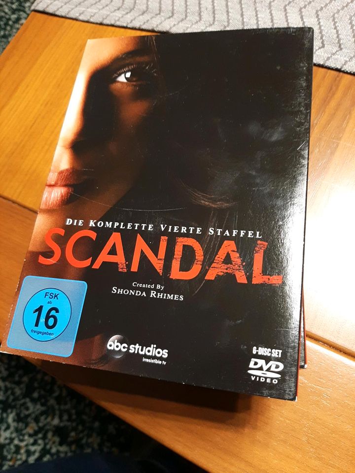 DVD Scandal Staffel 1 + 2 + 3 und 4 in Rosengarten