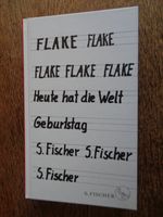 Flake: Heute hat die Welt Geburtstag - Gebundene Ausgabe ⭐⭐NEU⭐⭐ Thüringen - Jena Vorschau