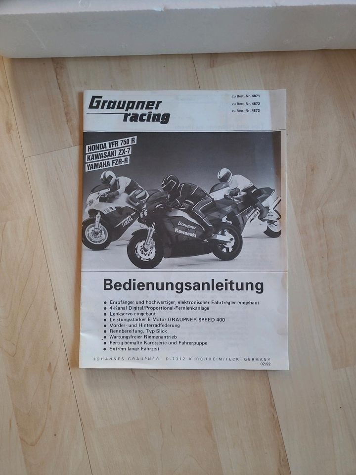 RC-Motorrad Graupner YAMAHA FZR-R in Ehingen (Donau)