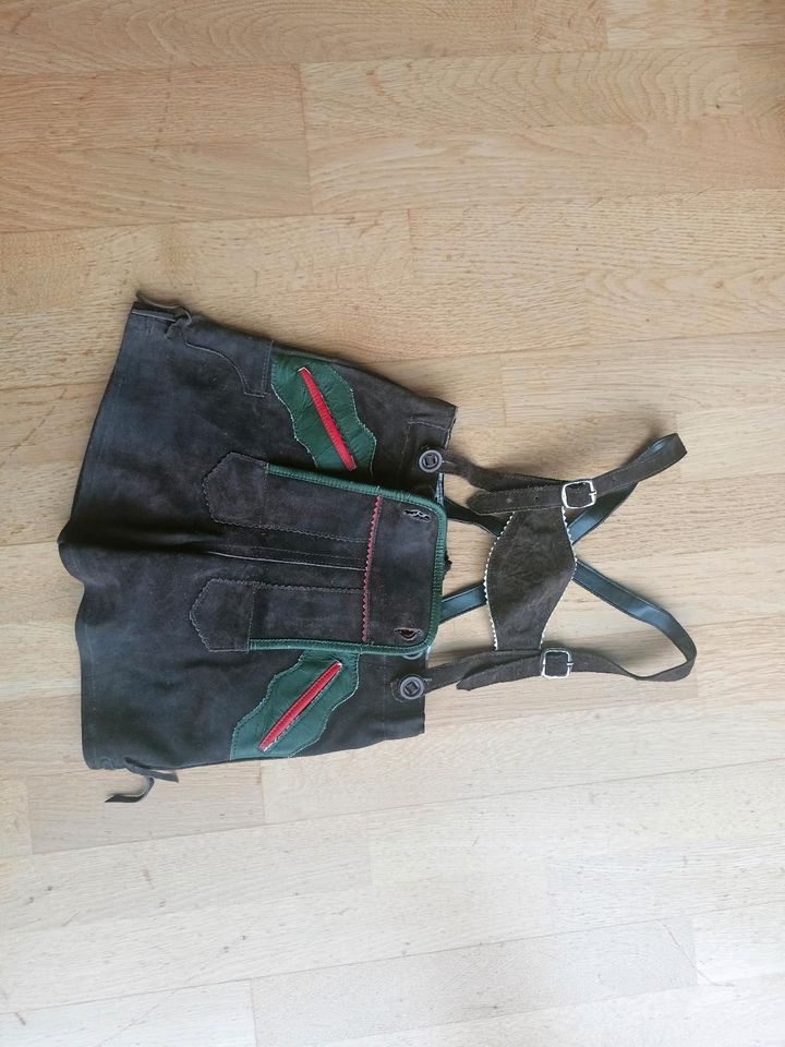 Lederhose für Kinder von Isar Trachten in braun Gr. 92 in Straßlach-Dingharting