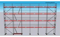 Plettac - Gerüst Komplettpaket 154qm - Feldlänge 2,50m -Länge 15,00m - Arbeitshöhe 10,30m - 150qm,155qm,160qm Hessen - Eschenburg Vorschau