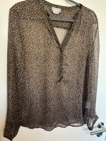 Usha Bluse Gr.XXL braun transparent mit Muster Sachsen-Anhalt - Holzweißig Vorschau