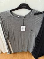 Alexander Wang grau Basic Langarm Shirt Rayon Luxus L Damen Plein Köln - Raderthal Vorschau