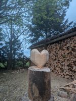 Herz aus Holz Carving Holzfigur Geschenk Brandenburg - Cottbus Vorschau