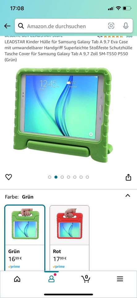 Tabletthülle für Samsung Tablett Tab A 9,7 in Steinach b. Straubing