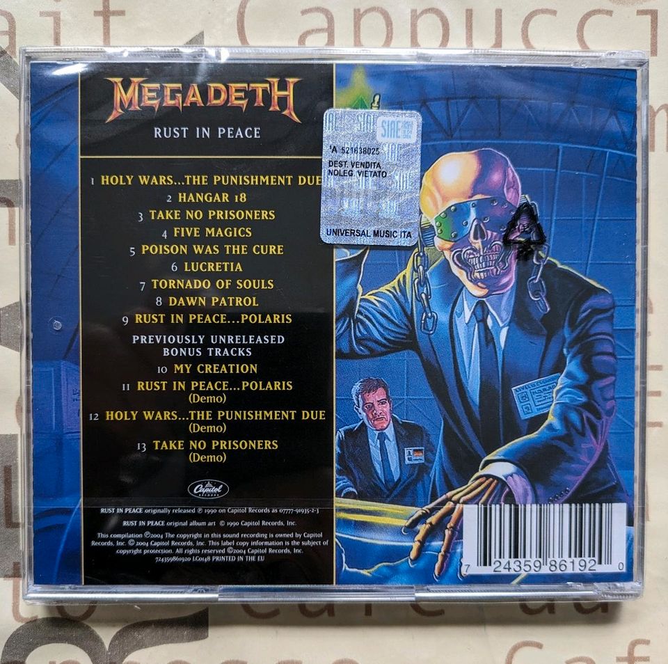 Neu: Megadeth - Rust in Peace CD Remastered + Bonus Tracks in Bremen