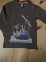 Langarmshirt braun mit Baustellen-Motiv Brandenburg - Bernau Vorschau