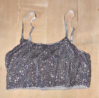 Glitzer Crop Top mit Pailetten Bayern - Schwangau Vorschau