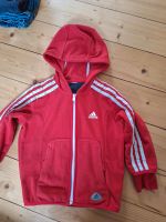 Adidas fleece fullover 110/116 rot kuschelig Kapuze Niedersachsen - Nienhagen Vorschau