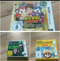 Nintendo 3ds Spiele Mario Maker,Luigi's Mansion 2,Yo Kai Watch Hessen - Eichenzell Vorschau