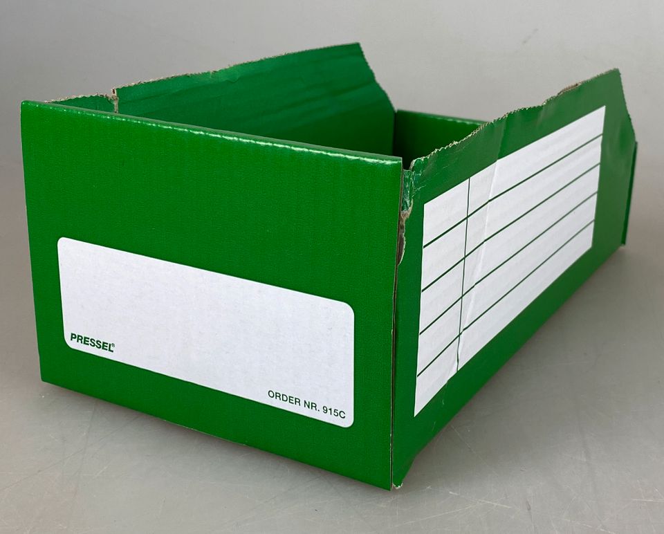 500 Stk. Grün Lagersichtboxen 285 x 147 x 108 mm, Restposten Paletten Großhandel für Wiederverkäufer in Tanna
