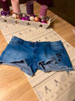 Mädchen Shorts kurze Hose Hot Pants Jeans Größe 176 blau Bayern - Schöllnach Vorschau