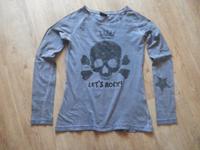 Langarmshirt von Page, Totenkopf, Gr.158/164, jeansblau Bayern - Traunstein Vorschau