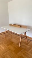 schöner weiß brauner Schreibtisch mit Fächern Baden-Württemberg - Lauffen Vorschau