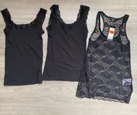 Tanktops Spitze schwarz Brandenburg - Finsterwalde Vorschau