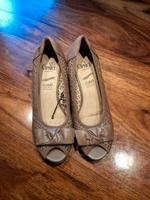 Damen Schuhe , Keilpeeptoe ,NEU ,  Leder,  Gr. 41 Düsseldorf - Garath Vorschau