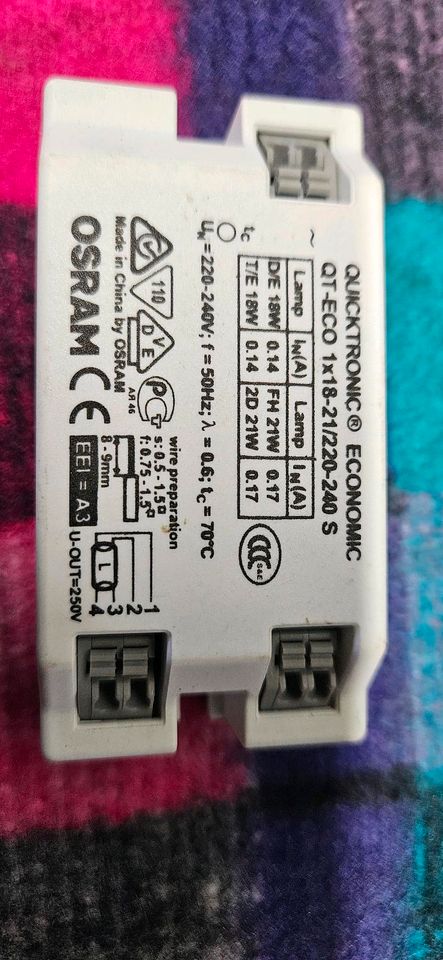 2 elektronische Vorschaltgeräte QT ECO 1x18-21/220-240S in Greven