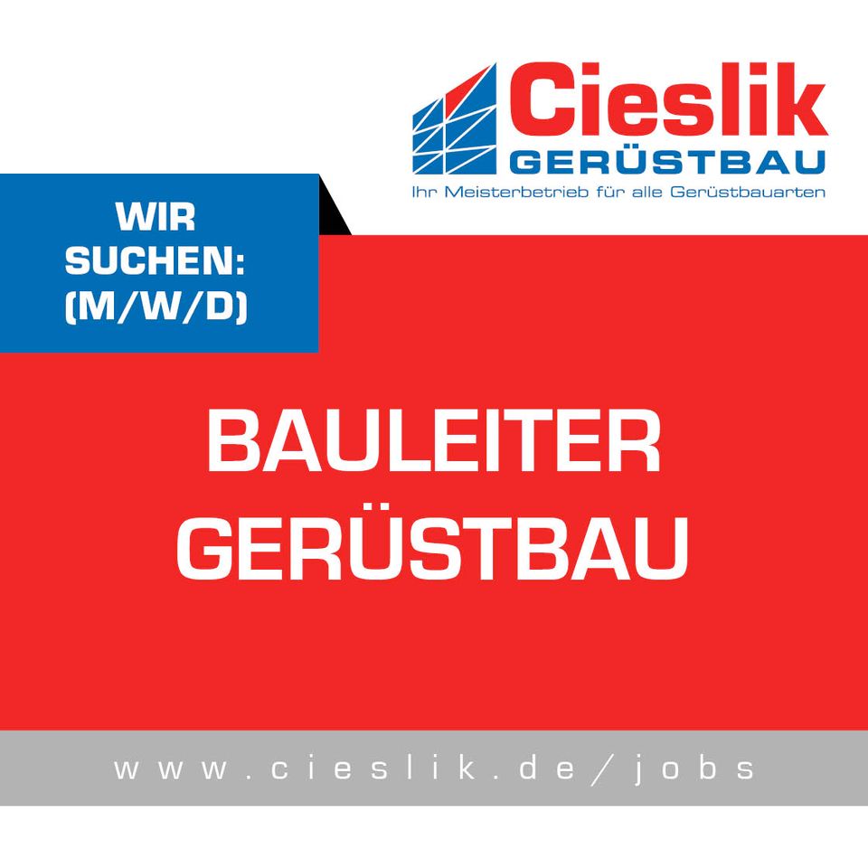 Bauleiter (m/w/d) Gerüstbau gesucht in Dortmund