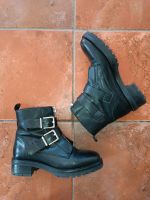 Manfield Stiefeletten Gr. 39 schwarz wie neu Leder Hessen - Offenbach Vorschau