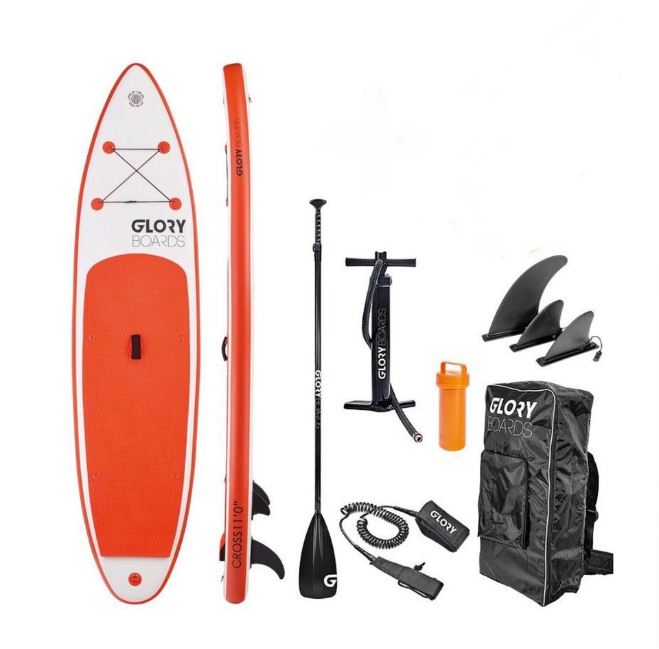 SUP Stand Up Paddle Board Set Carbon Paddel in Hamburg