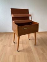 Nachttisch Retro 80er90er Holznähkommode Vintage gold aufklappbar Dortmund - Innenstadt-West Vorschau