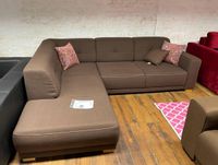 Ecksofa Sofa Federkern Polsterecke Struktur 261 cm Ottomane Braun Hamburg-Mitte - Hamburg Altstadt Vorschau