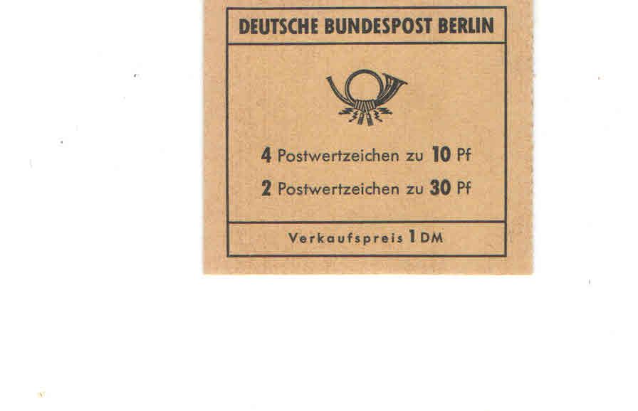 Berlin Briefmarkenheft  1970  Michel-Nr. 6 in Groß-Zimmern