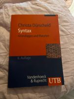 Christa Dürscheid Syntax Grundlagen und Theorien Buch Bücher Kreis Pinneberg - Wedel Vorschau