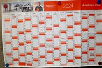 XL Jahresplaner Wandplaner Hoffmann Group 2024 + A4 Tischkalender Bayern - Lohr (Main) Vorschau