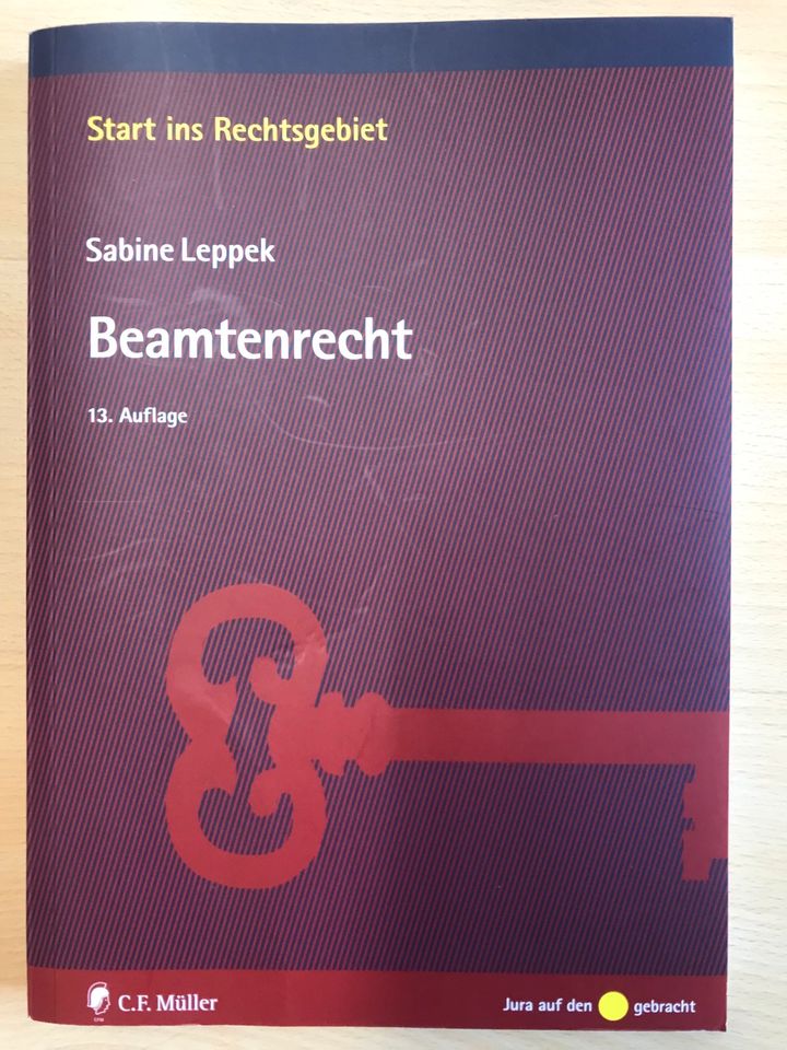 Beamtenrecht Leppek 13. Auflage Lehrbuch Fachbuch in Köln
