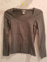 H&M Longsleeve grau meliert Gr. XS Greven - Reckenfeld Vorschau