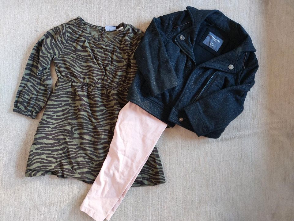 Cooles Outfit mit Bikerjacke 86/92 Reserved in Tann