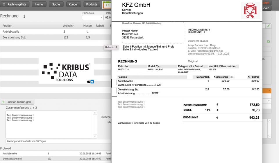 KFZ Service Reparaturen Werkstattsoftware Autohändler Software Ap in Paderborn