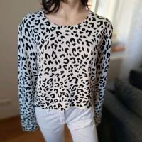 ❤️ H&M Leo Pullover Pulli  hinten länger creme/schwarz Gr.L Rheinland-Pfalz - Birkweiler Vorschau