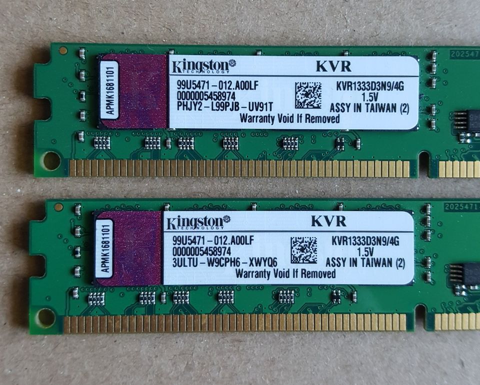 Kingston RAM 8GB (2x4GB) DDR3 in Mauritz