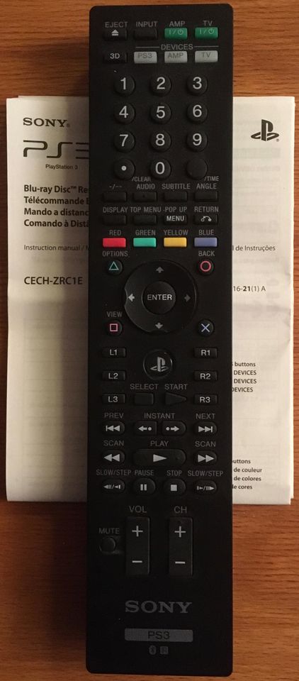 Sony PS3 / TV / Player / AMP BD Remote Control - neuwertig in München