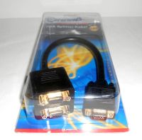 VGA Splitter 20cm Vergoldet VGA-Stecker x 2x VGA-Buchse Neuhausen-Nymphenburg - Neuhausen Vorschau