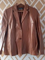 Lederjacke Blazer Größe 42, braun Berlin - Mitte Vorschau