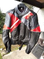 Motorradjacke Lederjacke Echtleder schwarz-rot Niedersachsen - Braunschweig Vorschau