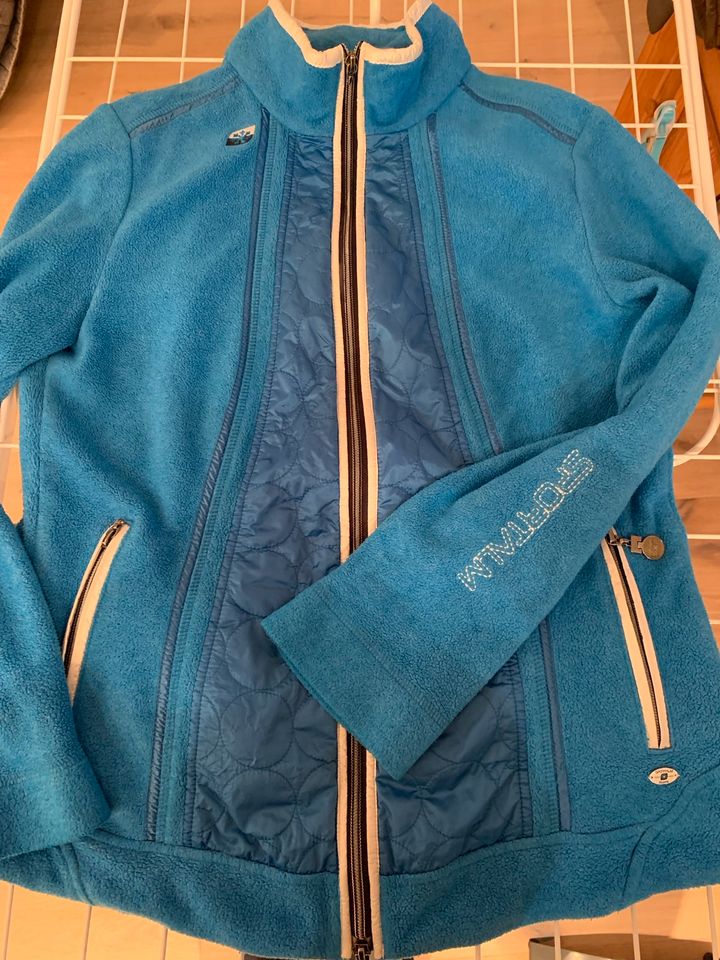 Sportalm Damen Fleece Jacke Gr. 44/XL blau in Bendestorf