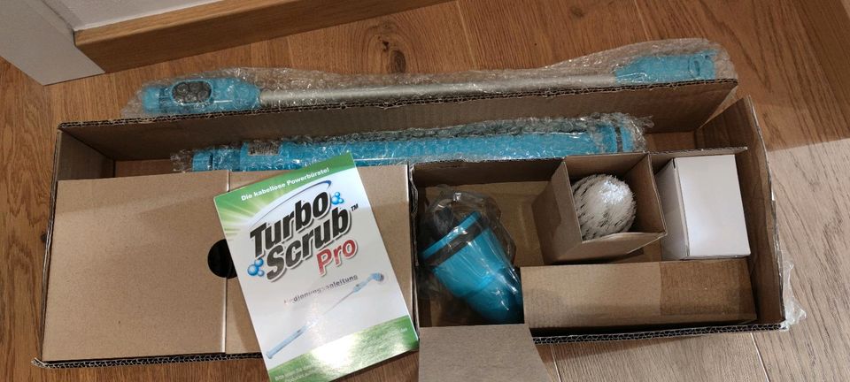 Genius Turbo Scrub Pro, Reinigungsbürste, kabellos, NEU in Hofbieber