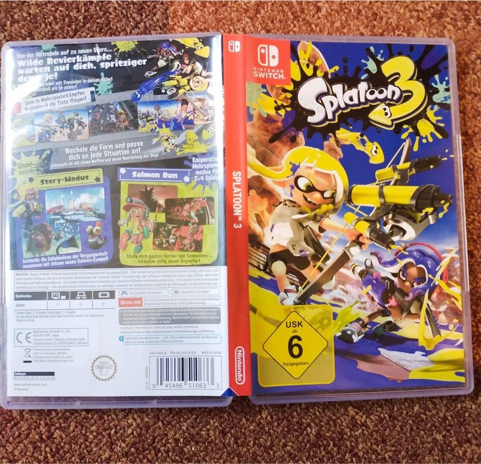 Nintendo • Switch • Spiel • Splatoon 3 • in Sulingen