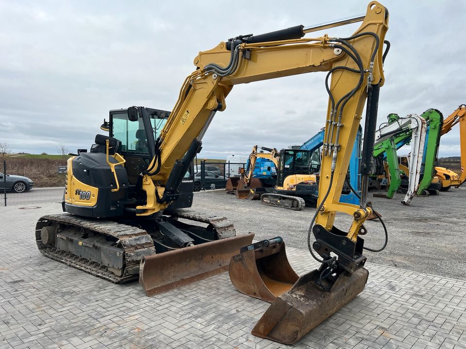 Yanmar SV100-2A-2PB Bagger, Minibagger, 2018, 3050h 10t in Oberderdingen