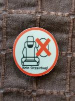 Kein Seitenairbag, no airbag, sticker, aufkleber, recaro, pole po Hessen - Kaufungen Vorschau